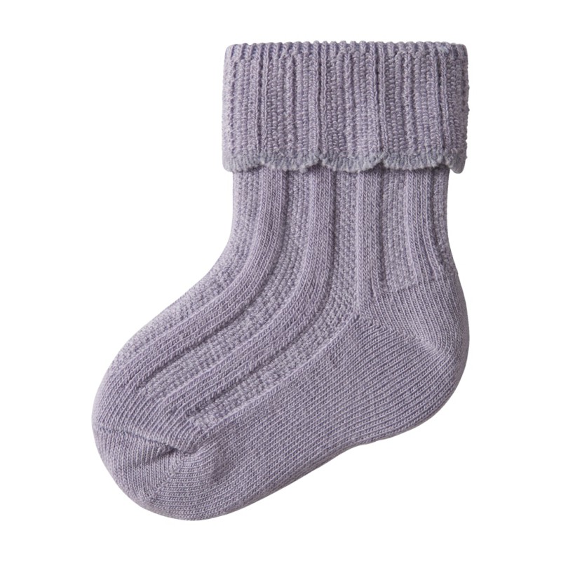 NAME IT Baby Trish Strømper - Lavender Gray