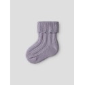 NAME IT Baby Trish Strømper - Lavender Gray
