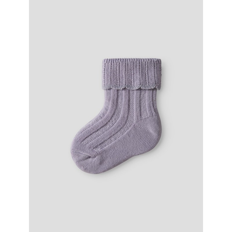 NAME IT Baby Trish Strømper - Lavender Gray