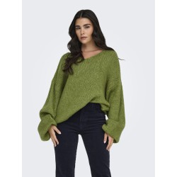JDY Dinea 2-way Oversized Pullover - Fern