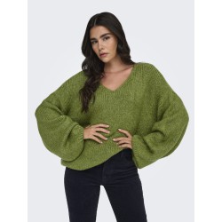 JDY Dinea 2-way Oversized Pullover - Fern