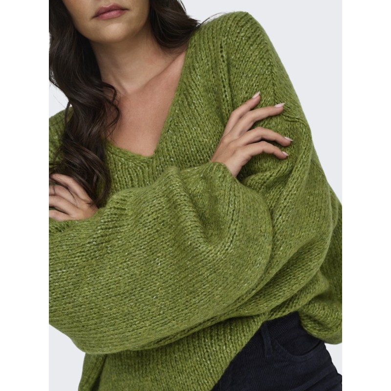 JDY Dinea 2-way Oversized Pullover - Fern