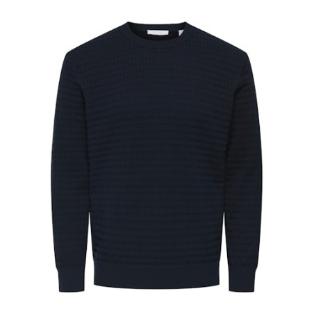 ONLY & SONS Berry Crew Strik - Dark Sapphire