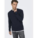 ONLY & SONS Berry Crew Strik - Dark Sapphire