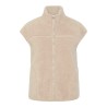 PIECES Sadia Teddy Vest - Silver Gray