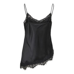 JDY Fifi Asym. Lace Top - Sort