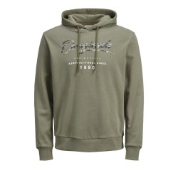 JACK & JONES Junior Cameoclub Hoodie - Dusty Olive