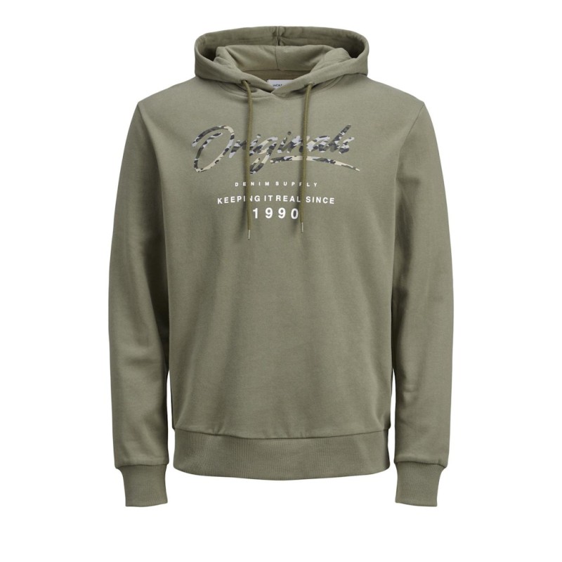 JACK & JONES Junior Cameoclub Hoodie - Dusty Olive