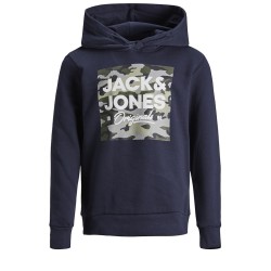 JACK & JONES Junior Cameoclub Hoodie - Dusty Olive