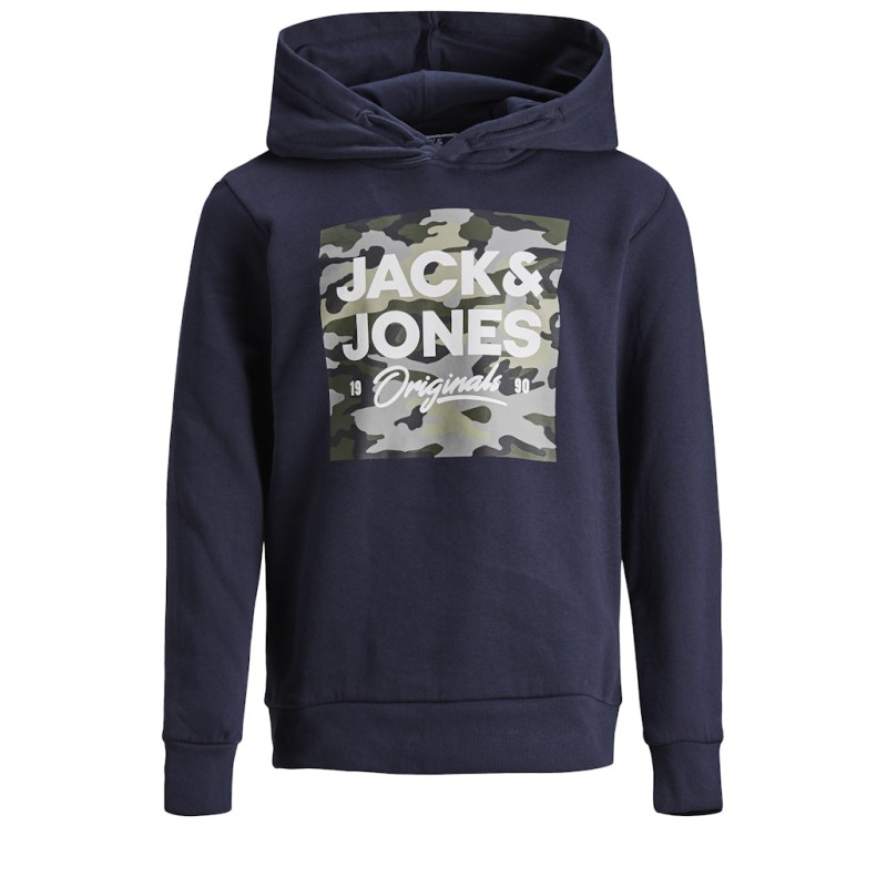 JACK & JONES Junior Cameoclub Hoodie - Dusty Olive
