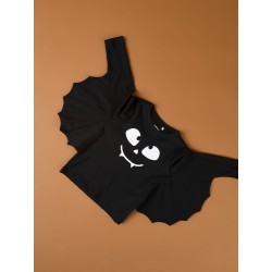 NAME IT Mini Ottor L/S Flagermus Bluse - Sort