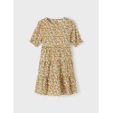 NAME IT Kids Hissine Loose S/S Kjole - Persimmon