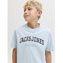JACK & JONES Junior Caleb Varsity T-shirt - Celestial Blue