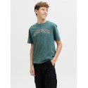 JACK & JONES Junior Caleb Varsity T-shirt - Atlantic Deep