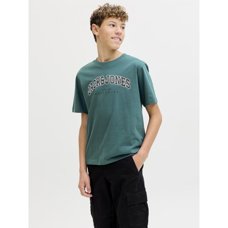 JACK & JONES Junior Caleb Varsity T-shirt - Atlantic Deep