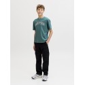 JACK & JONES Junior Caleb Varsity T-shirt - Atlantic Deep