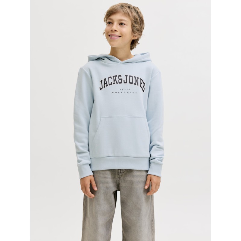 JACK & JONES JUNIOR Caleb Varsity Sweatshirt - Celestial Blue