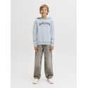 JACK & JONES JUNIOR Caleb Varsity Sweatshirt - Celestial Blue