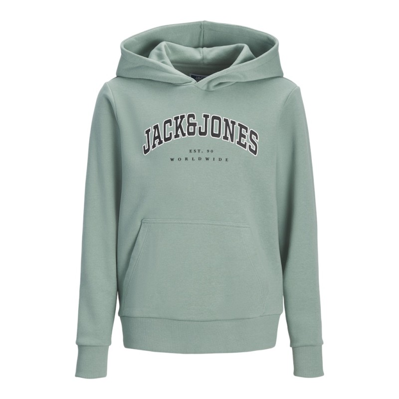 JACK & JONES JUNIOR Caleb Varsity Sweatshirt - Mineral Blue