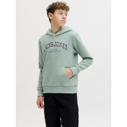 JACK & JONES JUNIOR Caleb Varsity Sweatshirt - Mineral Blue