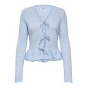 ONLY Helga L/S String Strik Cardigan - Island Fossil