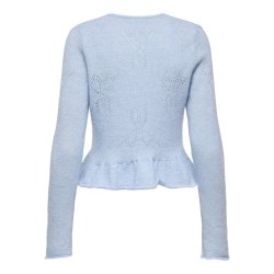 ONLY Helga L/S String Strik Cardigan - Island Fossil