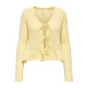 ONLY Helga L/S Snor Strik Cardigan - Sunlight
