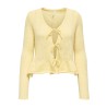 ONLY Helga L/S Snor Strik Cardigan - Sunlight