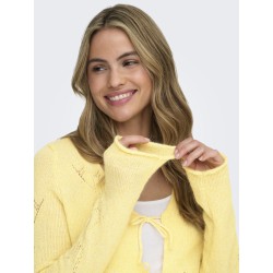 ONLY Helga L/S Snor Strik Cardigan - Sunlight