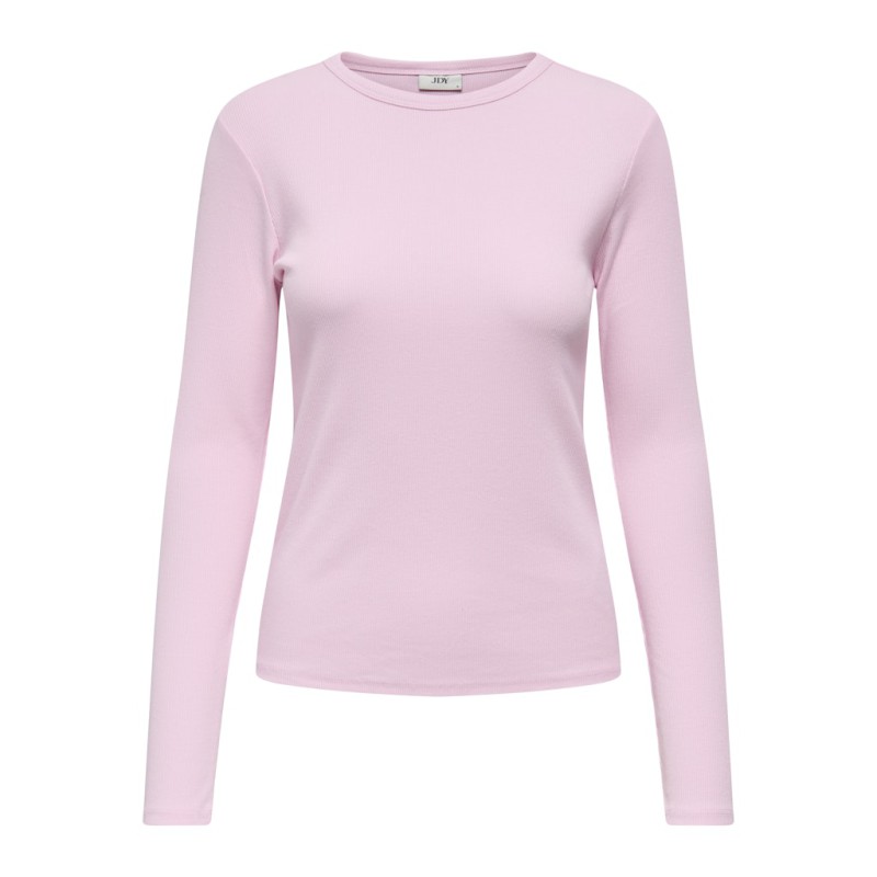 JDY Solar L/S Rund Hals Bluse - Pink Lady