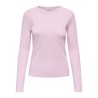 JDY Solar L/S Rund Hals Bluse - Pink Lady