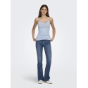 JDY Ava Singlet Top - Cashmere Blue