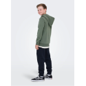 ONLY & SONS Junior Ceres Lynlås Hoodie - Castor Gray