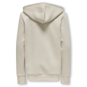 ONLY & SONS Ceres Lynlås Hoodie - Silver linning
