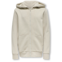 ONLY & SONS Ceres Lynlås Hoodie - Silver linning
