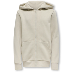 ONLY & SONS Ceres Lynlås Hoodie - Silver linning