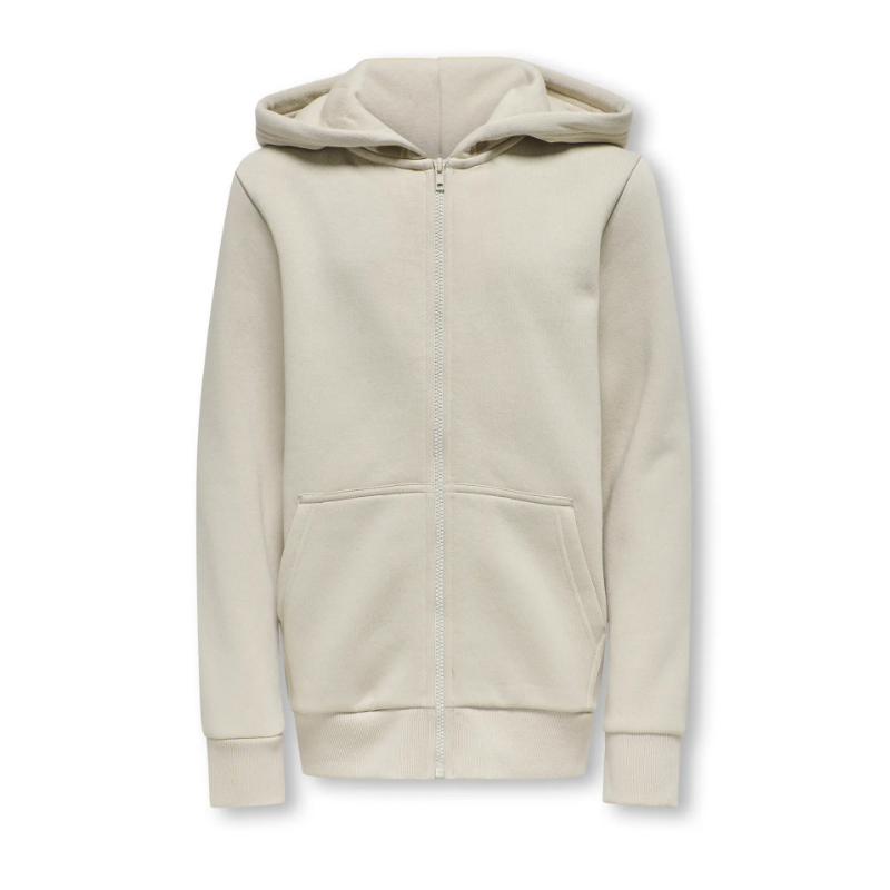 ONLY & SONS Ceres Lynlås Hoodie - Silver linning