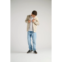 ONLY & SONS Ceres Lynlås Hoodie - Silver linning
