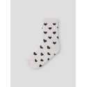 NAME IT Mini Tua 3-pak Hjerte Strømper - Light Grey Melange