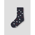 NAME IT Mini Tua 3-pak Hjerte Strømper - Light Grey Melange