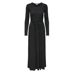JDY Bowie L/S Dots Kjole - Sort