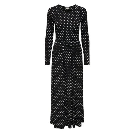 JDY Bowie L/S Dots Kjole - Sort