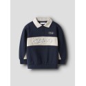 NAME IT Mini Tucan L/S Regular Polo Sweat - Navy Blazer