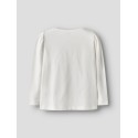 NAME IT Mini DIana Stitch L/S Bluse - Cloud Dancer