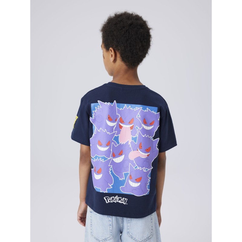 NAME IT Kids Jeb Pokemon S/S Regular T-shirt - Navy Blazer