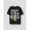 NAME IT Kids Di Minecraft S/S Regular T-shirt - Sort