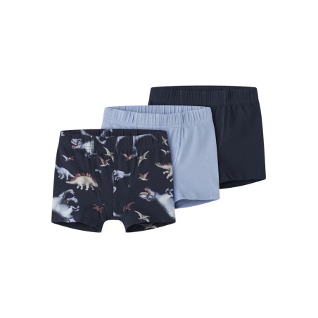 NAME IT Mini Dino Tights 3-pak - Navy Blazer