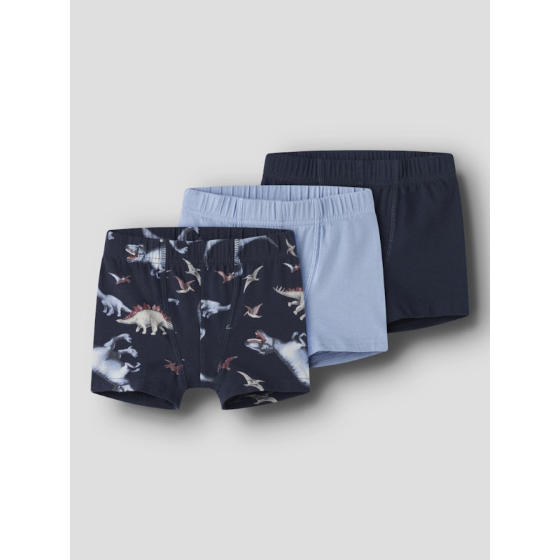 NAME IT Mini Dino Tights 3-pak - Navy Blazer