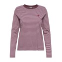 JDY Pisa L/S Print Bluse - Windsor Wine