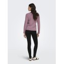 JDY Pisa L/S Print Bluse - Windsor Wine